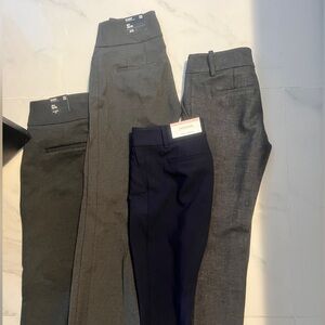 Huge Bundle of women's dress clothes pants pencil skirts 00/0 xs express WHBM